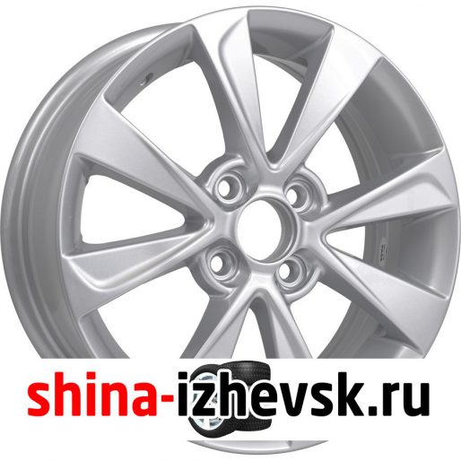 Колесный диск Replay RN43 6xR15 4×100 ET50 DIA60.1 серебристый в Ижевске